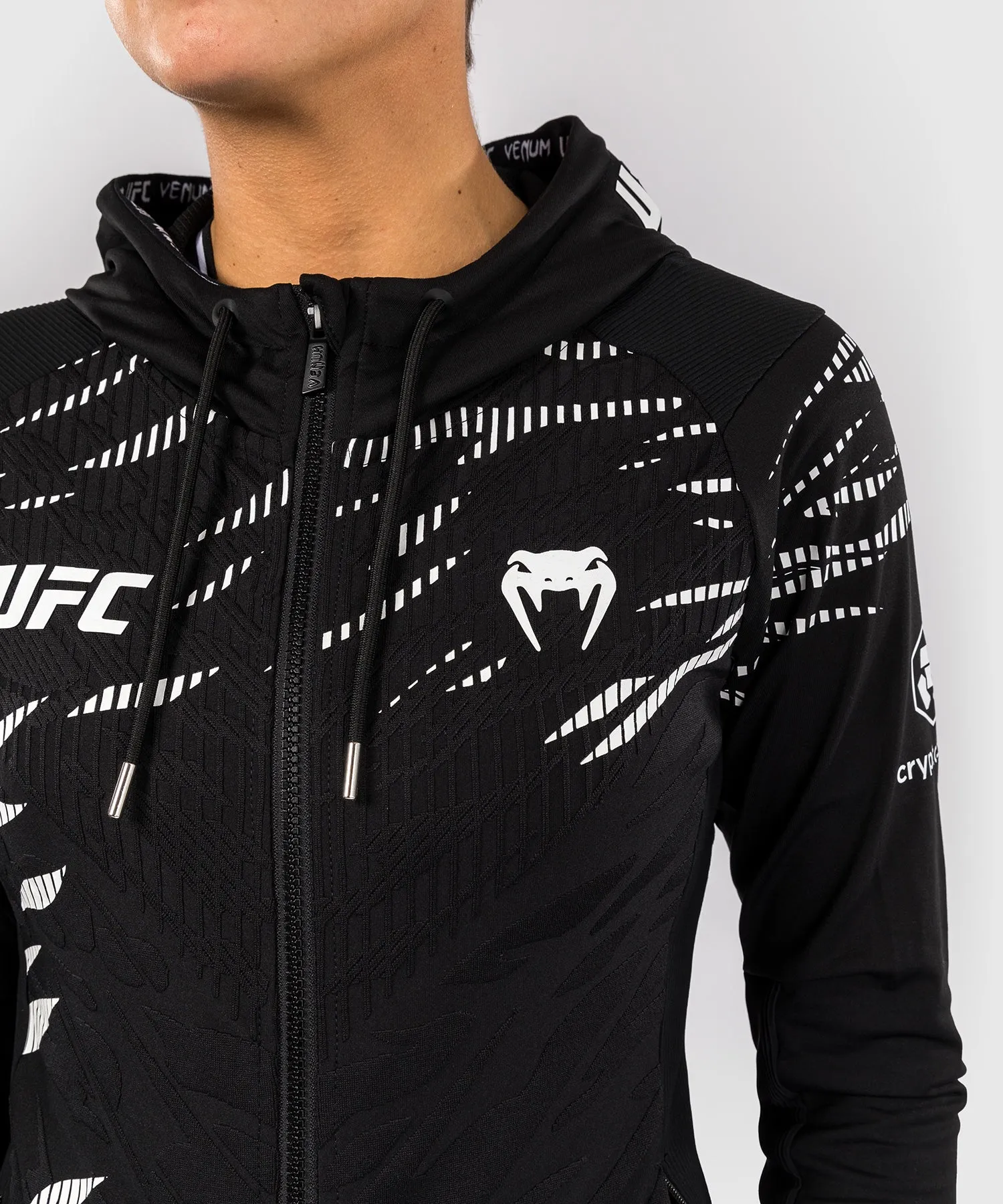UFC Fusion by Venum Authentic Fight Night Women’s Walkout Hoodie - Black