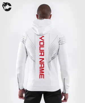 UFC Venum Personalized Authentic Fight Night Men's Walkout Hoodie - White