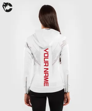 UFC Venum Personalized Authentic Fight Night Women's Walkout Hoodie - White