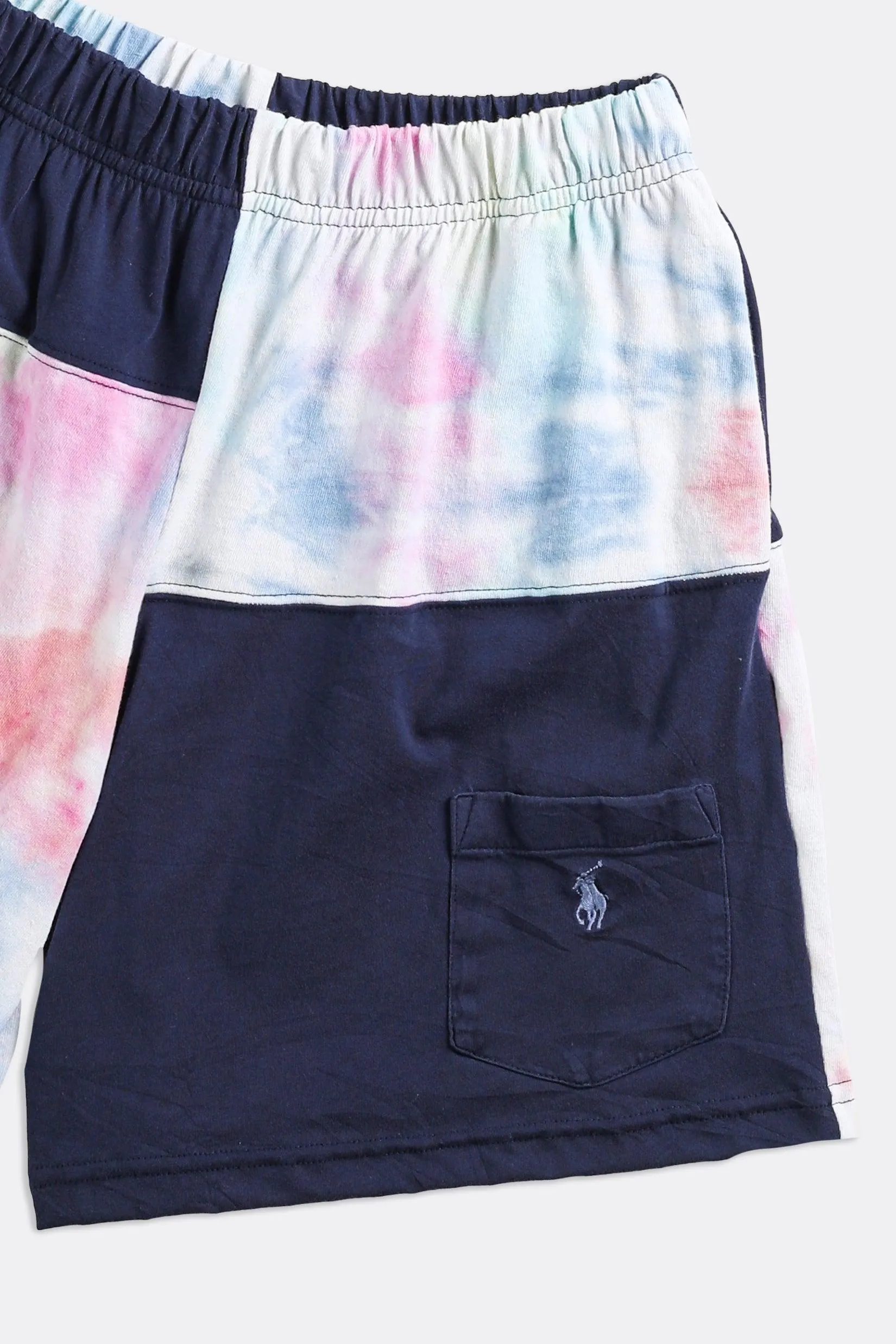 Unisex Rework Patchwork Tee Shorts - Women's S, Men's XS Frankie