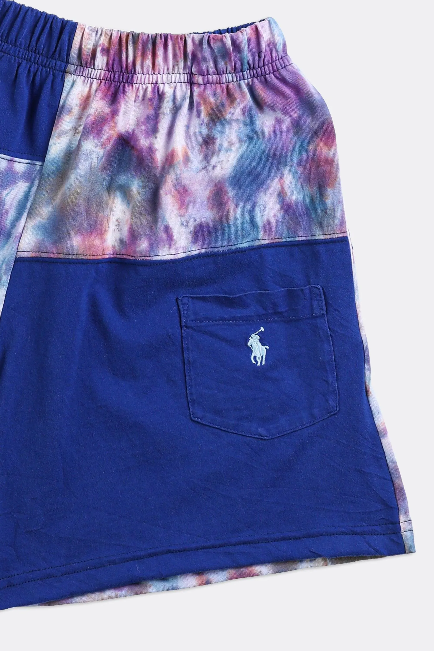 Unisex Rework Patchwork Tee Shorts - Women's XS, Men's XXS Frankie