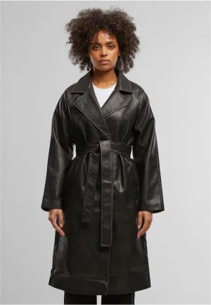 Urban Classics - Ladies Vintage Leather - Trenchcoat