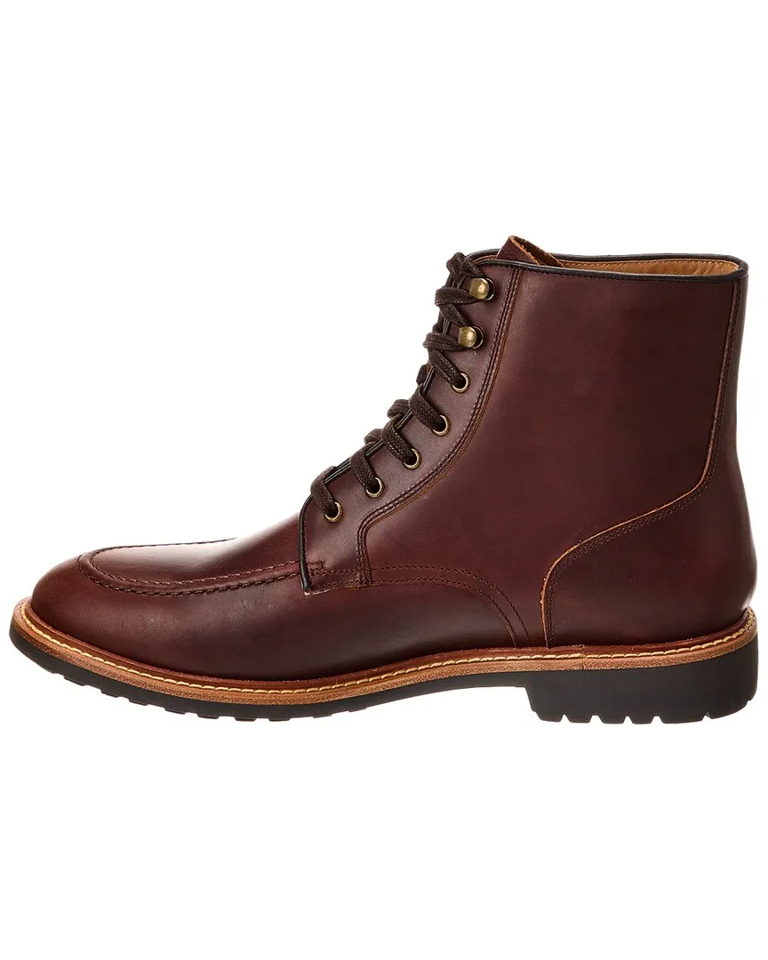Warfield & Grand Apron Toe Leather Boot
