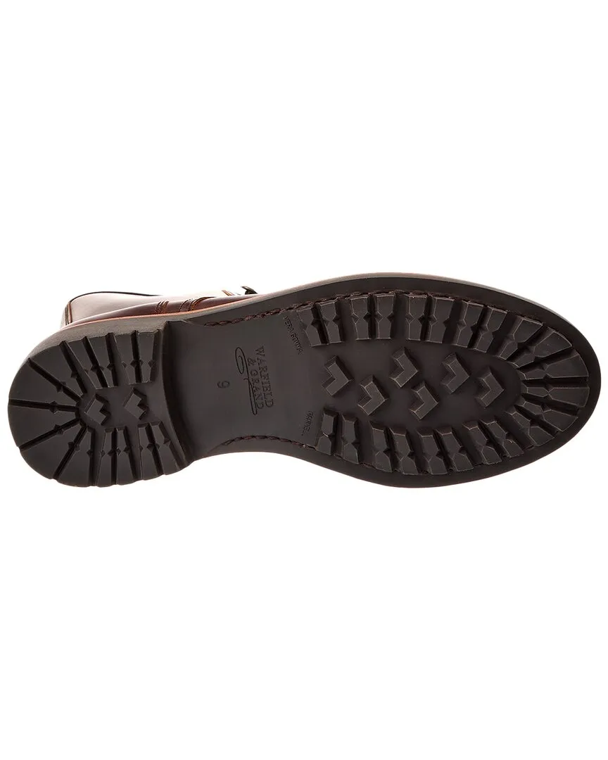 Warfield & Grand Apron Toe Leather Boot
